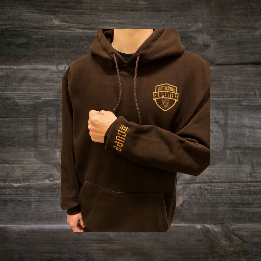 Sudadera con capucha (Cafe y Dorado)